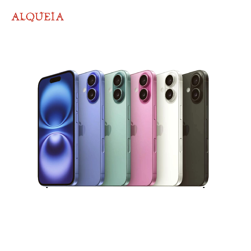 APPLE iPhone16 128/256/512G Nouveau smartphone le plus &eacute;conome en &eacute;nergie l Verre de protection en c&eacute;ramique &middot; Charge rapide USB-C &middot; Cam&eacute;ra arri&egrave;re ultra-large &middot; Noir Blanc Rose Sarcelle Outremer